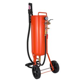 VEVOR 10 Gallon Heavy-Duty Sand Blaster, 60-110 PSI High Pressure Sandblaster, Portable Abrasive Blasting Tank