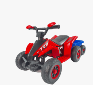 6V Battery Powered Kids Electric Vehicle, Kids Ride On ATV, 4 Wheeler Quad W Headlights, MP3, USB, Volume Control, Large Seat, Electric Ride On T (Option: HAMIFB6776RED)