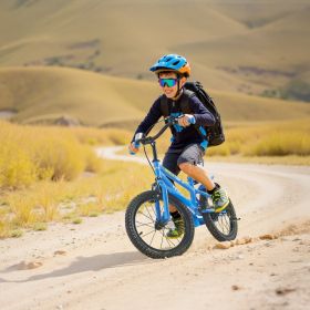 Kids Bike 14 Inches BMX Style Children Bicycle For Boys & Girls Aged 3-6 (Option: Blue)